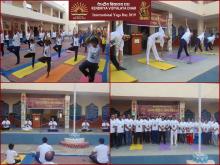 International Yoga Day at Kendriya Vidyalaya Dhar on 21.06.2019