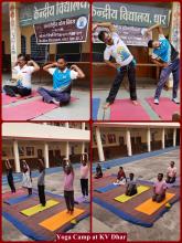 Yoga Camp at KV Dhar